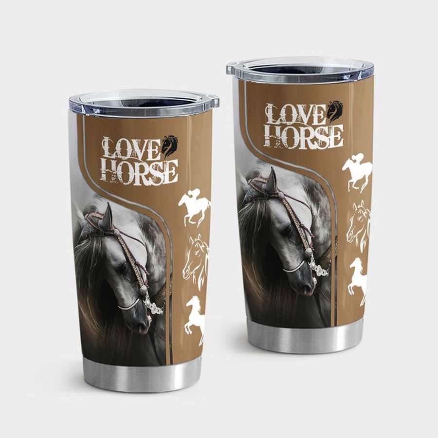 Love Insulated Cups, Love Horse Tumbler Tumbler Cup 20oz , Tumbler Cup 30oz, Straight Tumbler 20oz