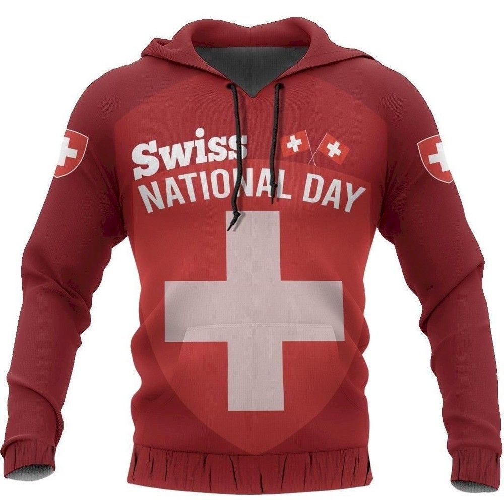 Love Switzerland Hoodie 3D SP165 Custom