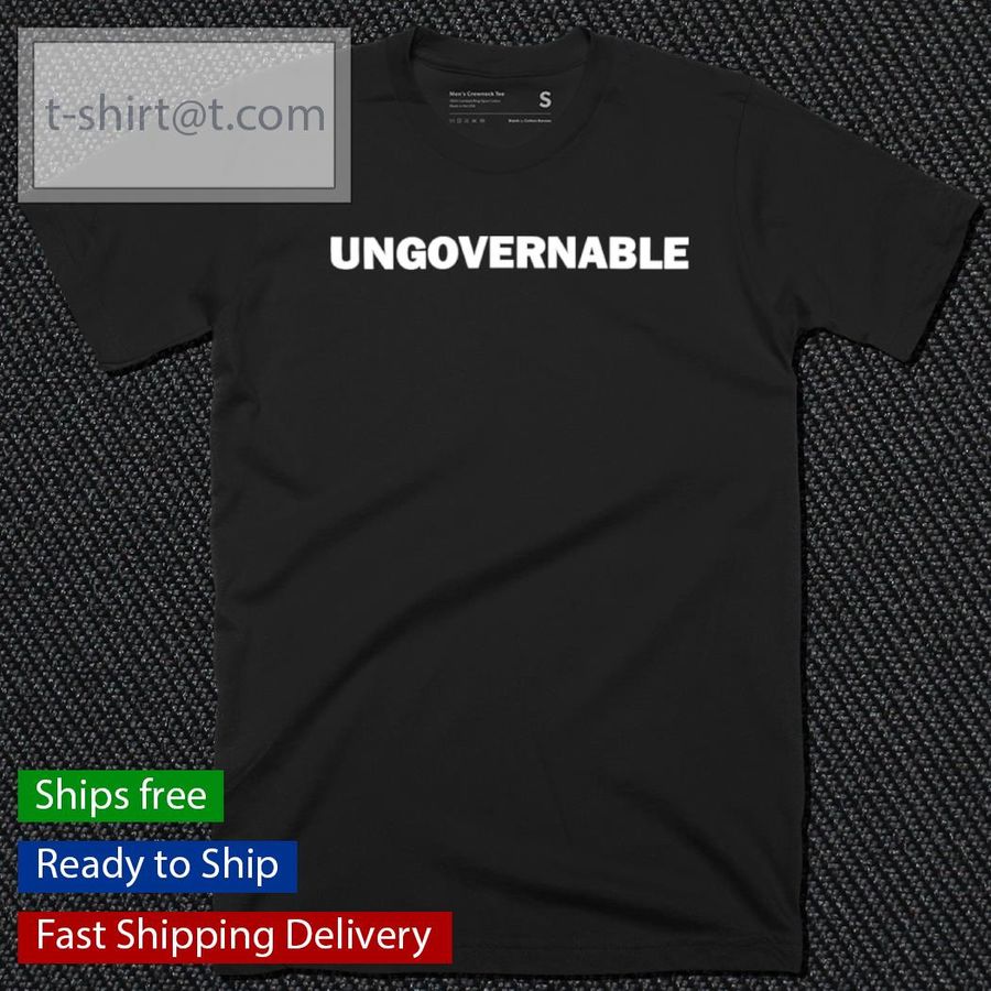 Luke Rudkowski Can’t Be Ruled Ungovernable Shirt
