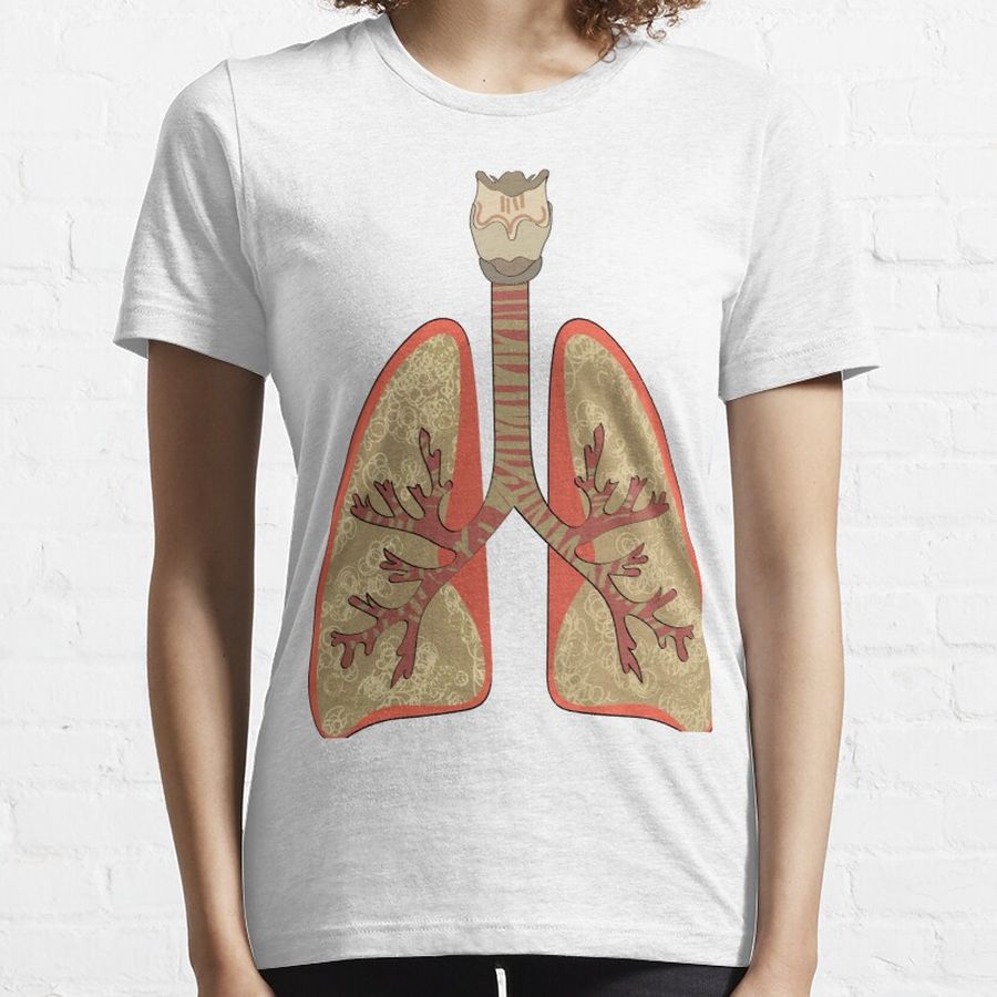 Lungs Human Internal Organ hand-drawn art  Essential T-Shirt