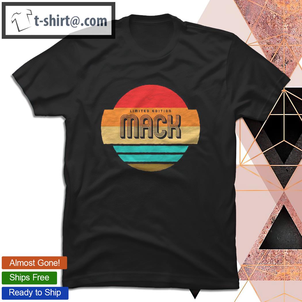 Mack Name Retro Vintage Sunset Limited Edition T-shirt
