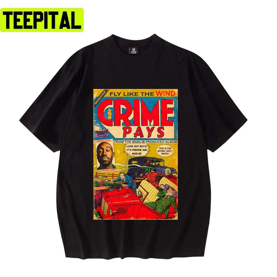 Madlib Crime Pays Comic Book Freddie Gibbs Unisex T-Shirt