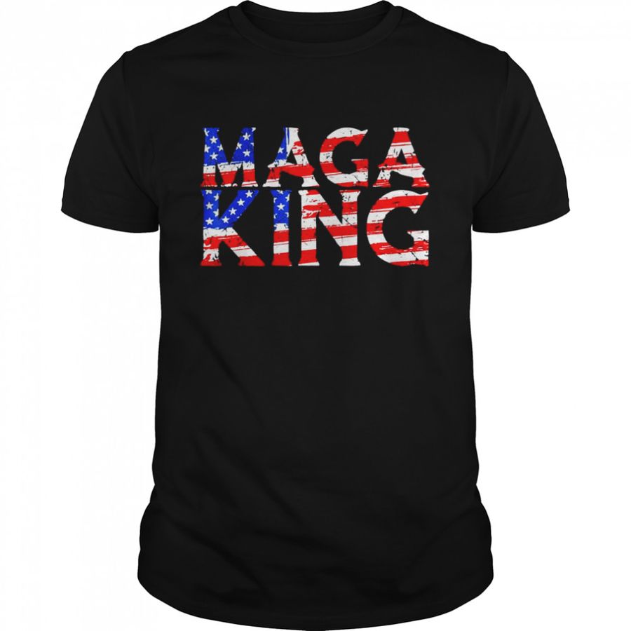 Maga King American flag shirt