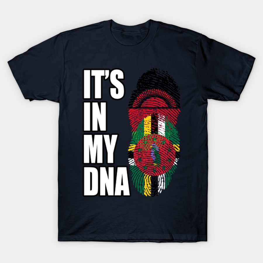 Malawian And Dominica Mix Heritage DNA Flag T-shirt, Hoodie, SweatShirt, Long Sleeve.png