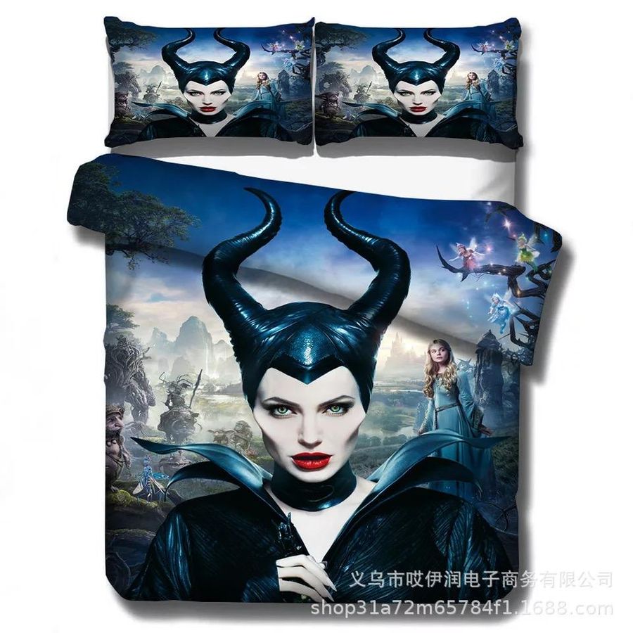 Maleficent #1 Duvet Cover Quilt Cover Pillowcase Bedding Sets Bed