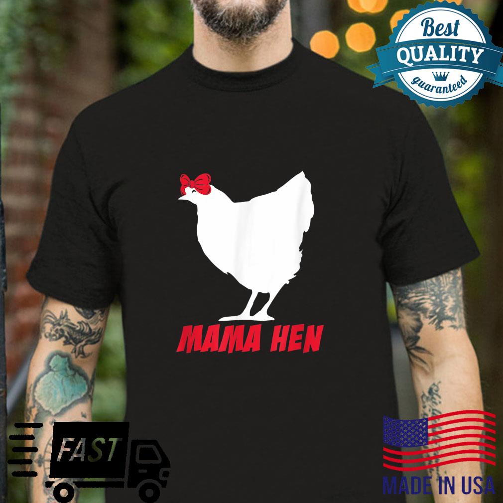 Mama Hen Chicken with Mesh Mother’s Day Girls Shirt