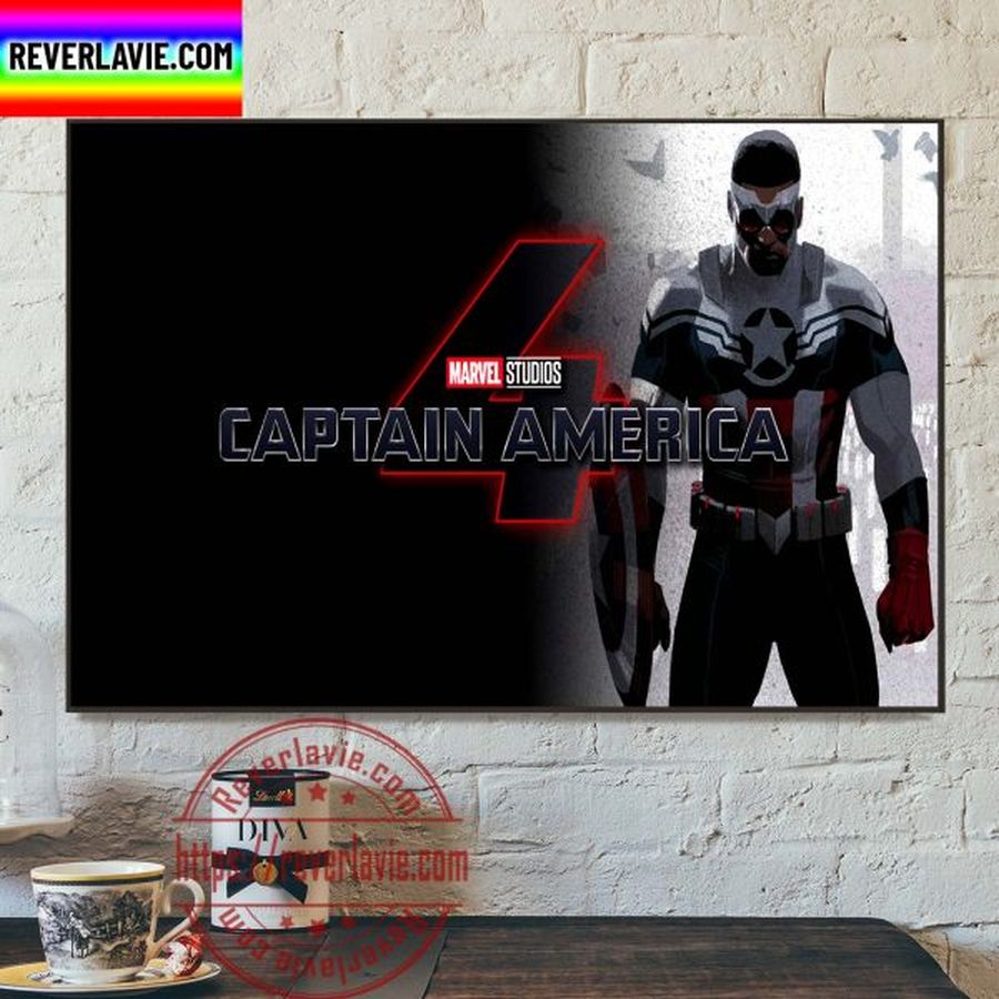 Marvel Studios Captain America 4 Coming Soon Home Decor Poster Canvas
