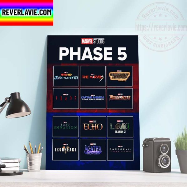 Marvel Studios Phase 5 Movie And Series Home Decor Poster Canvas