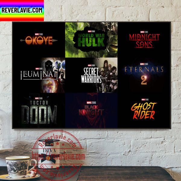 Marvel Studios Possible Projects Wall Decor Poster Canvas