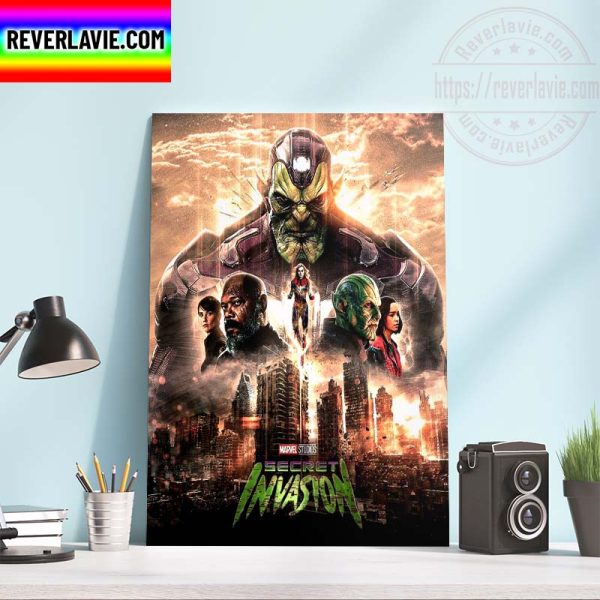 Marvel Studios Secret Invasion Poster Fan Art Home Decor Poster Canvas