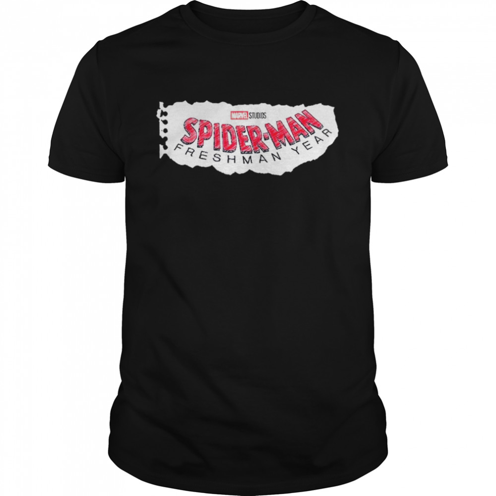 Marvel Studios Spider Man Freshman Year Logo Shirt