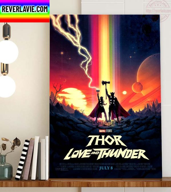 Marvel Studios Thor Love And Thunder New Official Poster Home Decor Poster Canvas