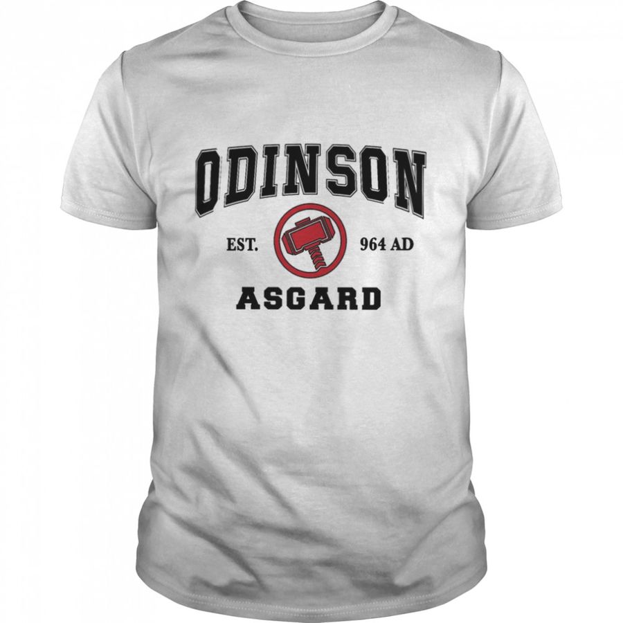 Marvel Superhero Team Odinson Asgard Est 964 shirt