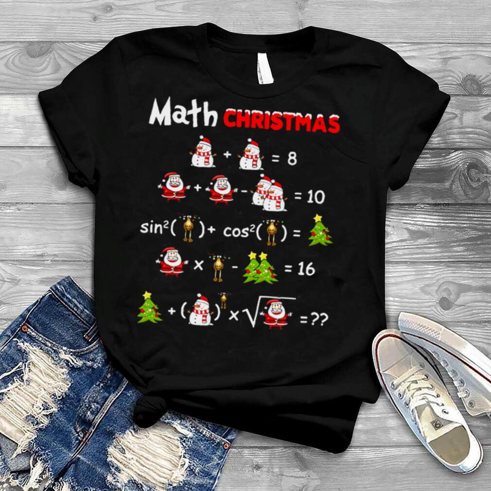 Math Christmas shirt