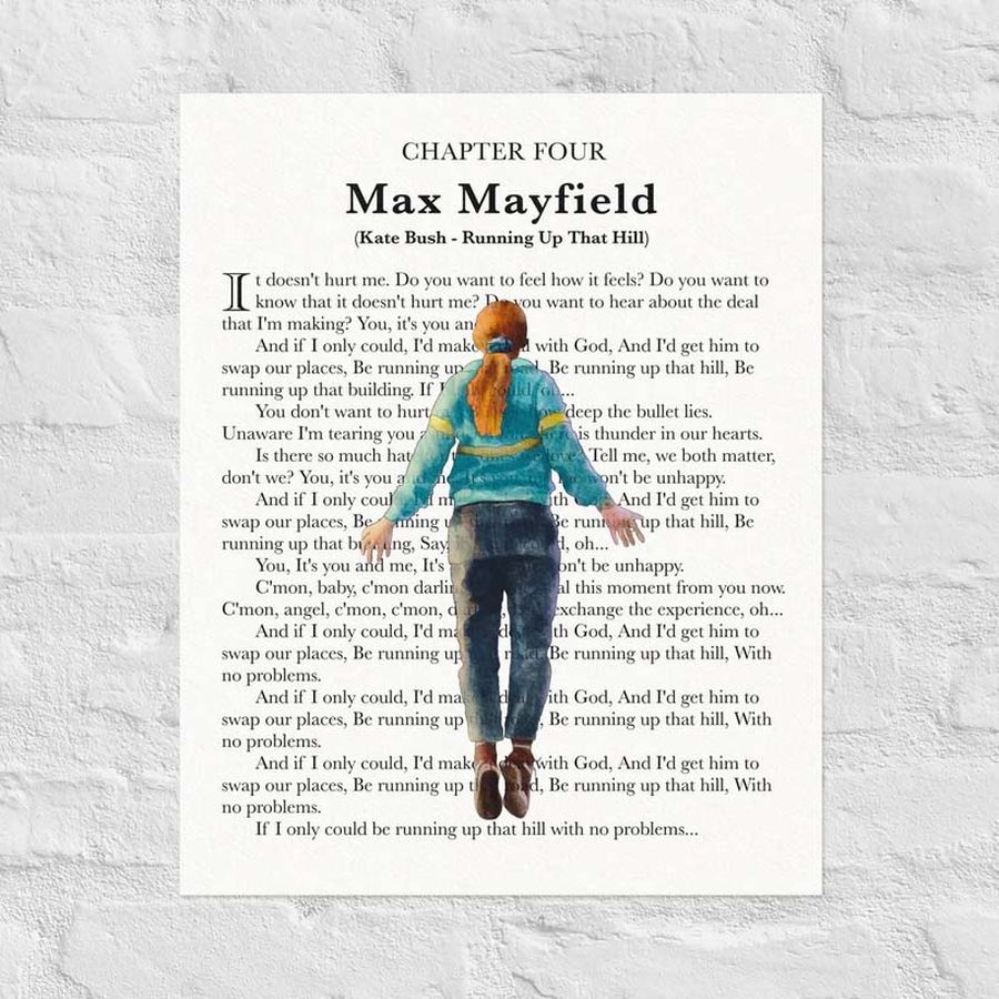 Max Mayfield Watercolor Print Best Poster