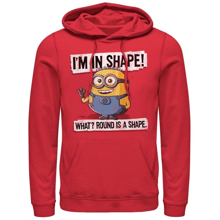 Men’s Despicable Me Minion Round Shape Pull Over Hoodie