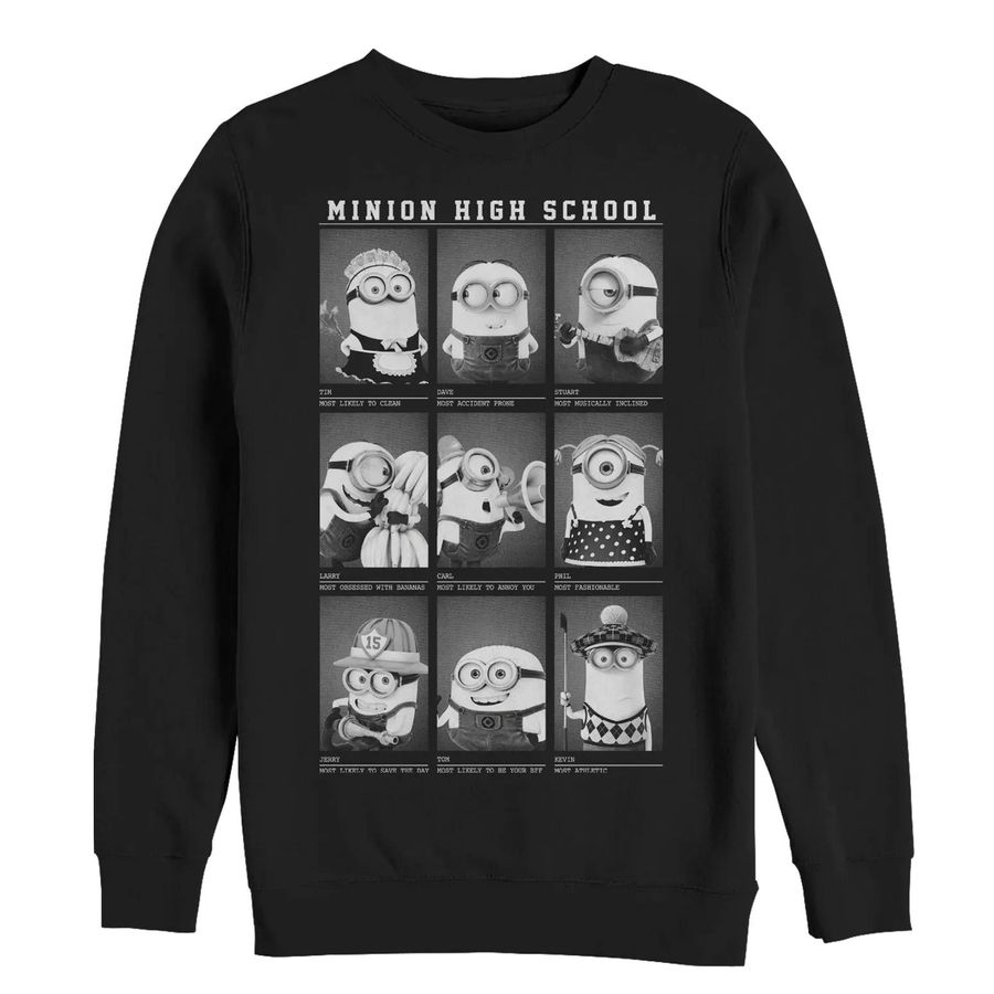 Men’s Despicable Me Minion Yearbook Sweatshirt