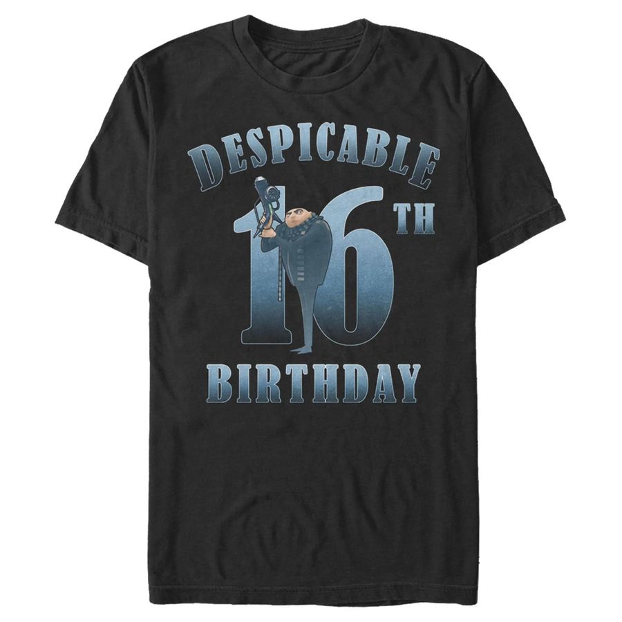 Men’s Despicable Me Minions Despicable 16th Birthday T-Shirt