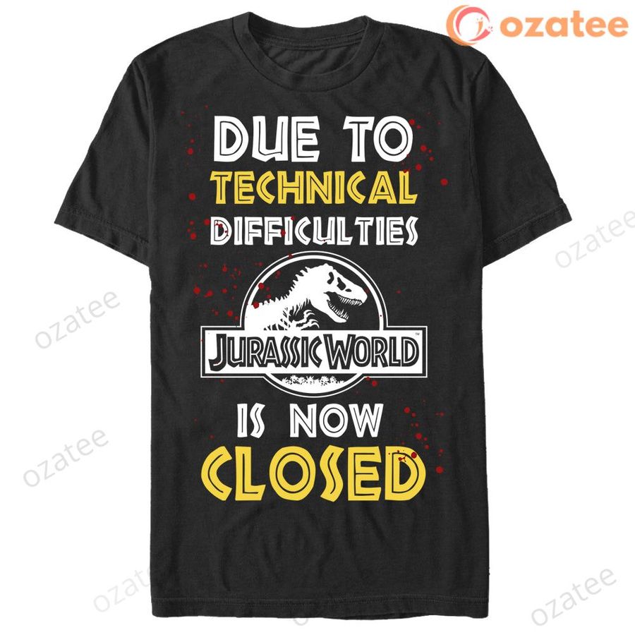Men’s Jurassic World Technical Difficulties T-Shirt