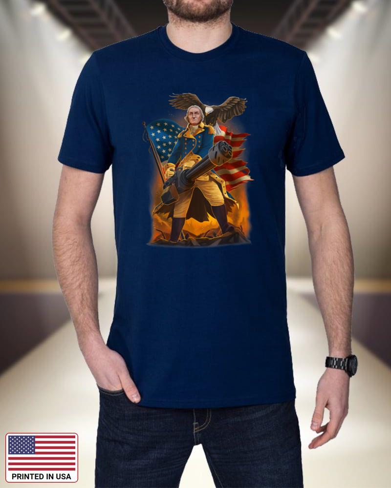 Mens Patriotic Shirt George Washington Shirt 4th of July 5vxMM