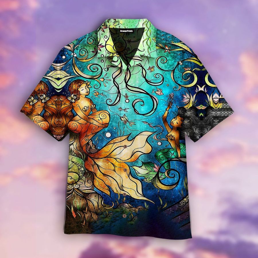 Mermaid Aloha Hawaiian Shirt
