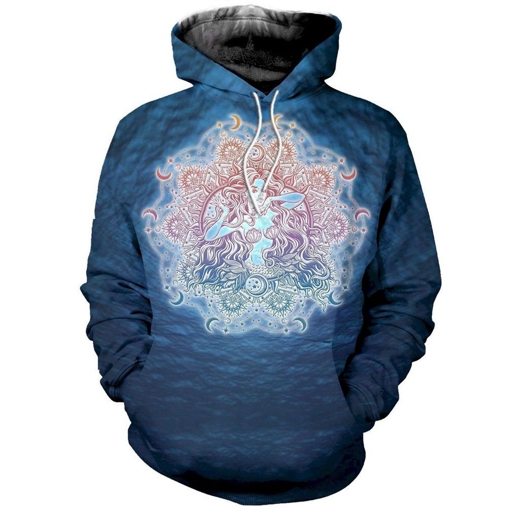 Mermaid Hoodie 3D SP145 Custom