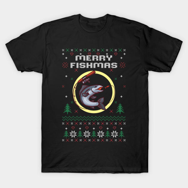 Merry Fishmas Ugly Christmas T-shirt