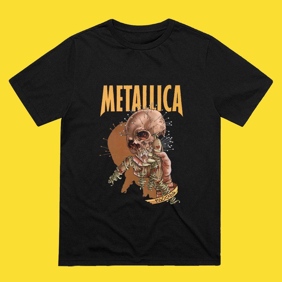 Metallica Music Heavy Metal Fixxxer Concert Tshirt Tee Skull
