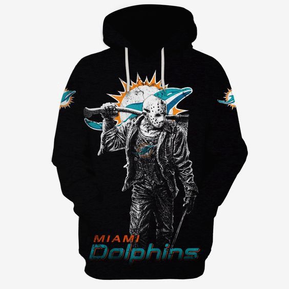 Miami Dolphins Ncaa Football The Devil 3D Hoodie Sweatshirt For Fans Men Women Miami Dolphins All Over Printed Hoodie. Miami Dolphins 3D Full Printing Shirt