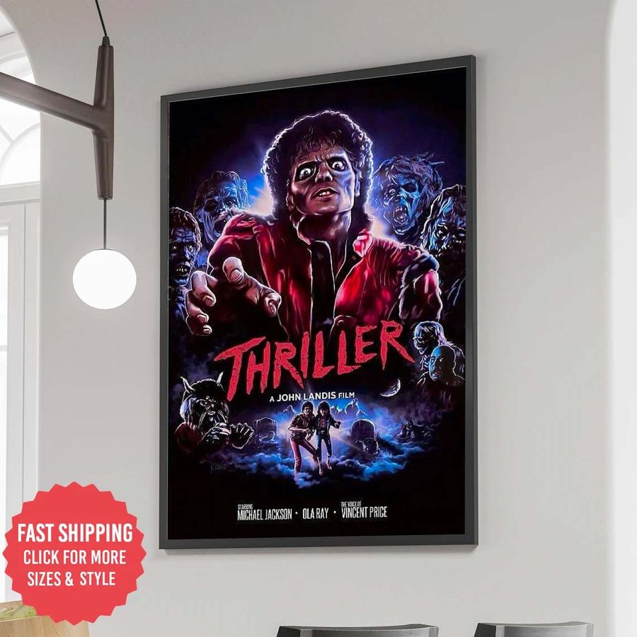 Michael Jackson Thriller Movie Poster