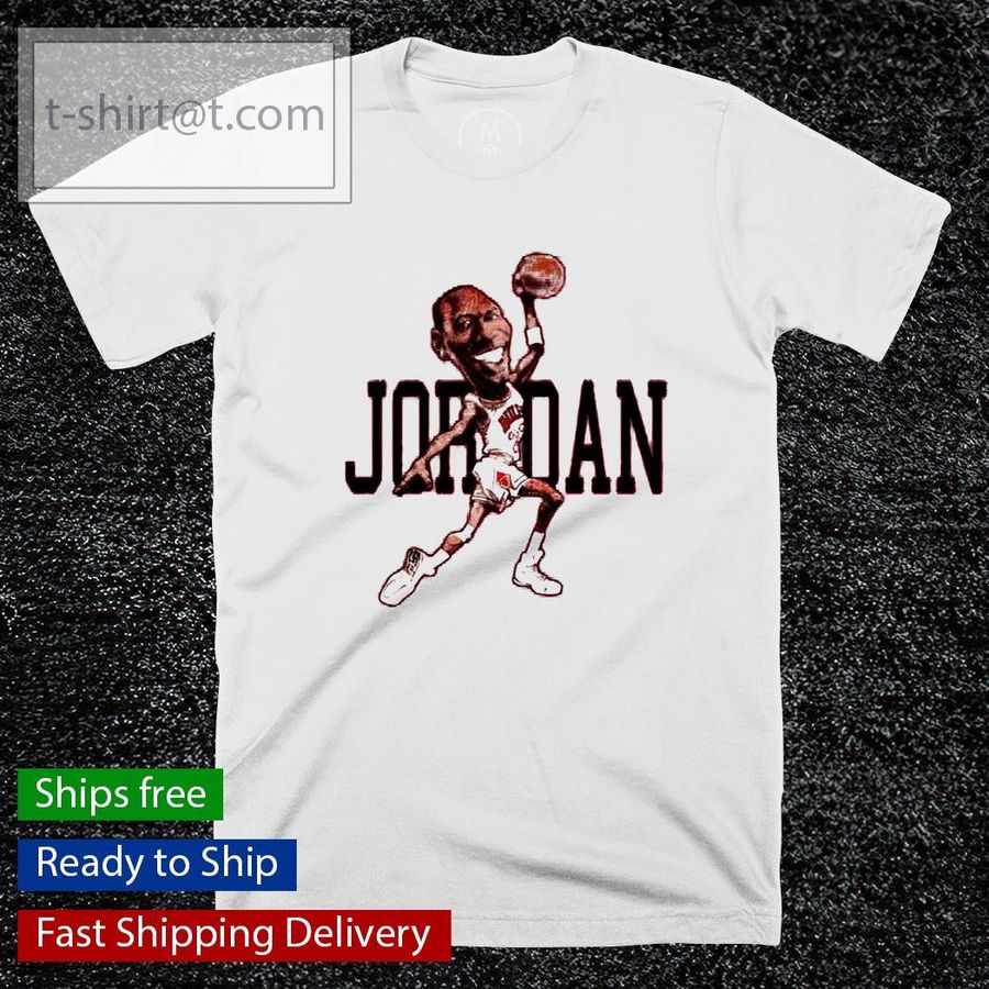 Michael Jordan dunk Chicago basketball retro shirt