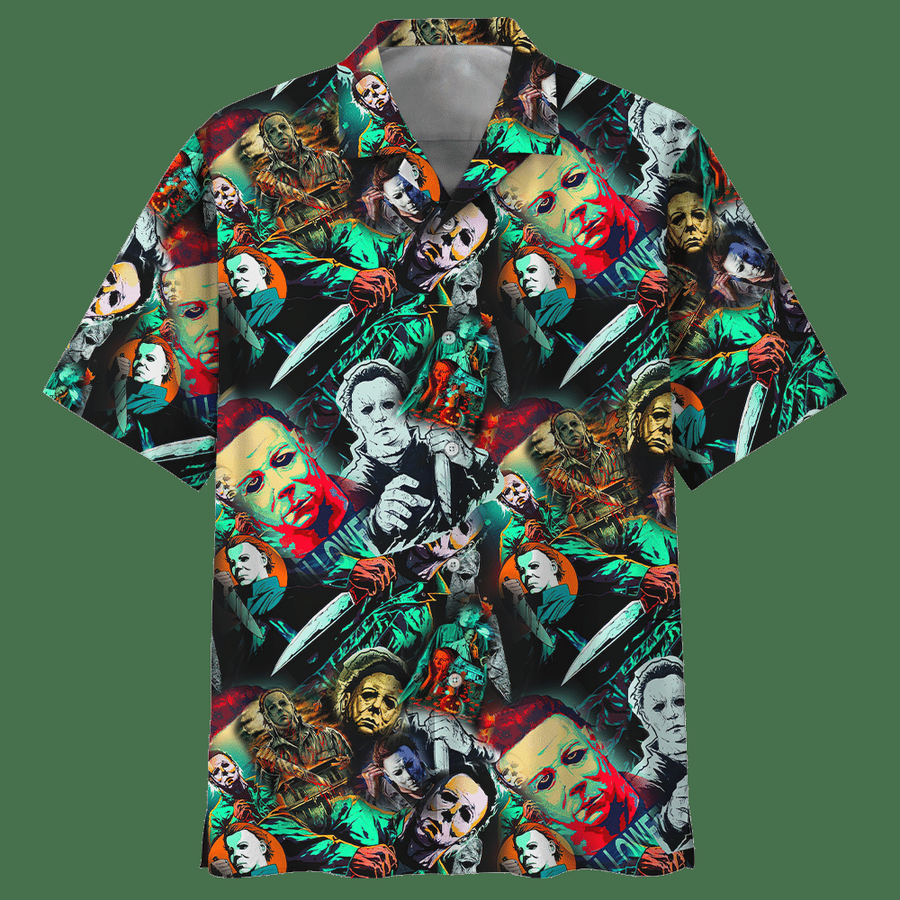 Michael Myers Horror Film Hawaiian Shirt.png