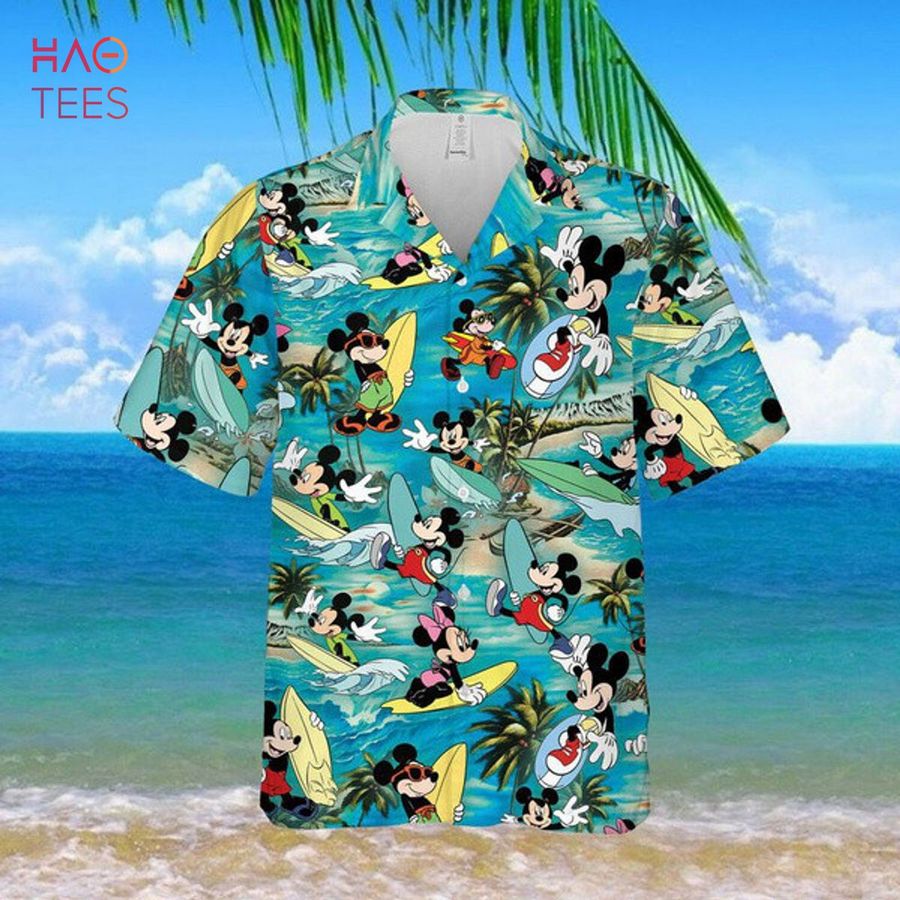 Mickey Mouse Disney, Mickey Summer Time Hawaiian Shirt Hawaiian Shirt