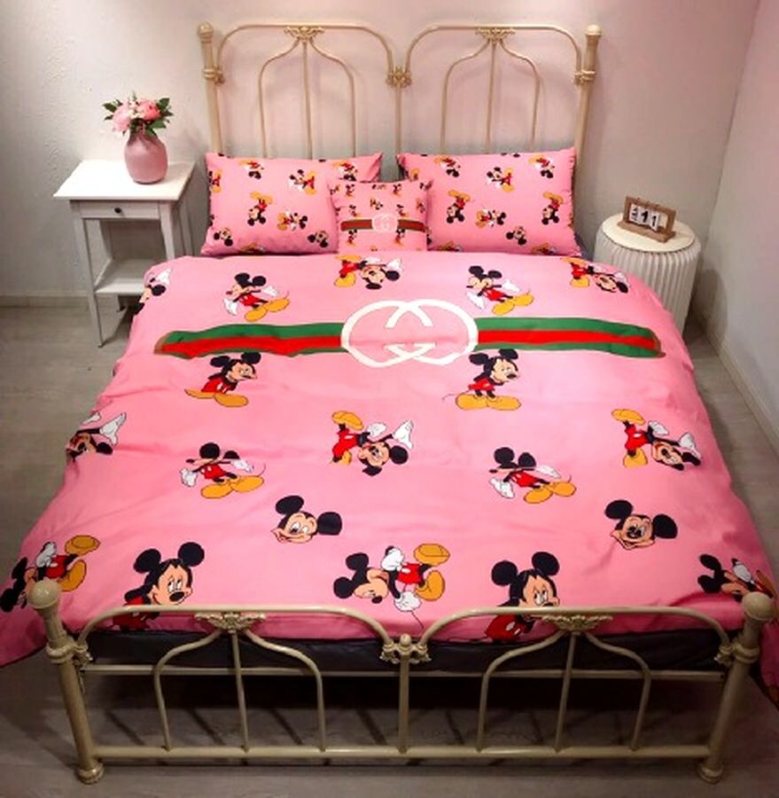 Mickey Mouse Gc Gucci Luxury Brand Type 170 Bedding Sets