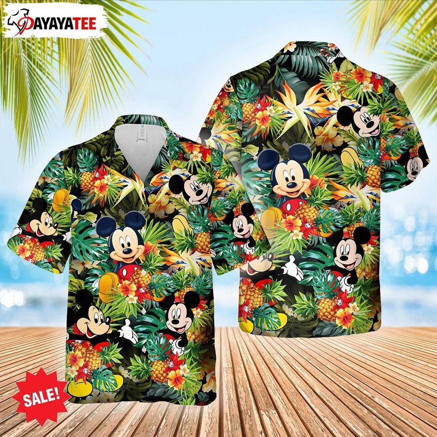 Mickey Mouse Pineapple Hawaiian Shirt Limited Edition