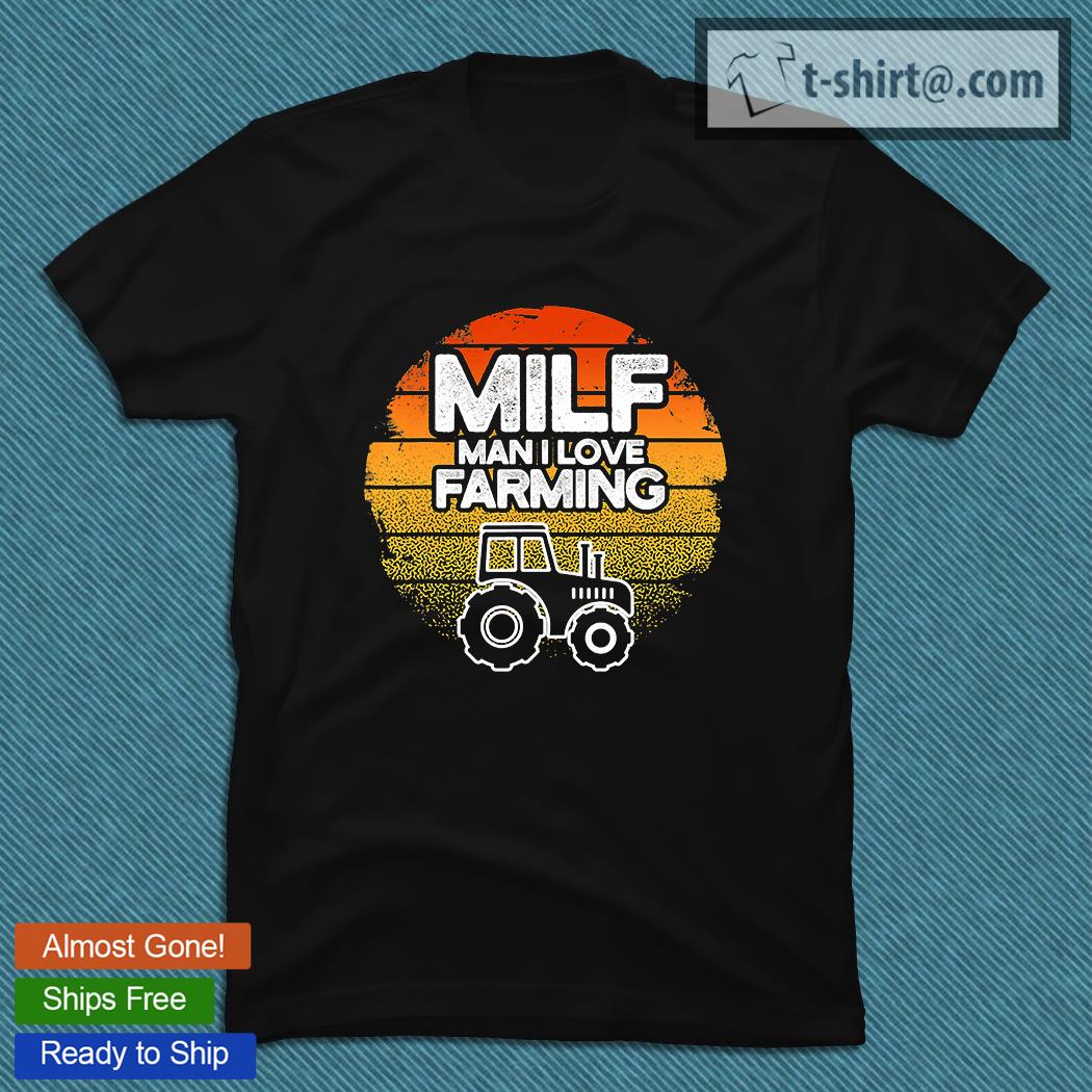 Mifl Man I love farming Tractor Vintage T-shirt