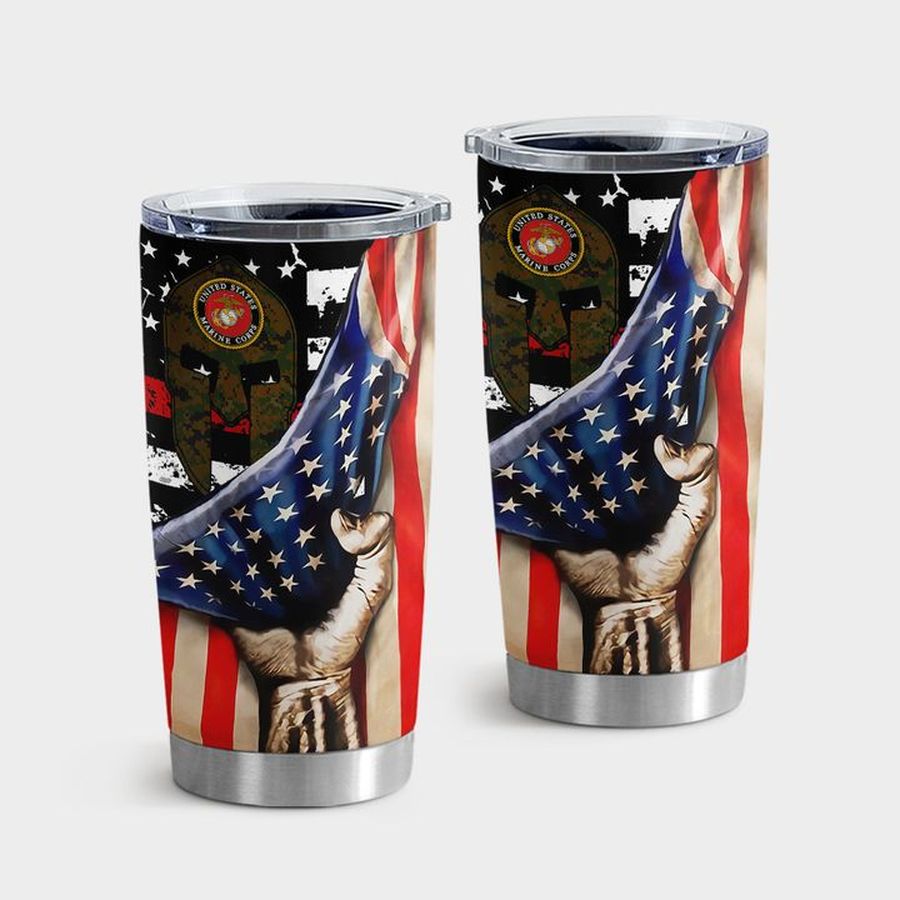 Military Insulated Cups, Us Marine Corp Tumbler Tumbler Cup 20oz , Tumbler Cup 30oz, Straight Tumbler 20oz