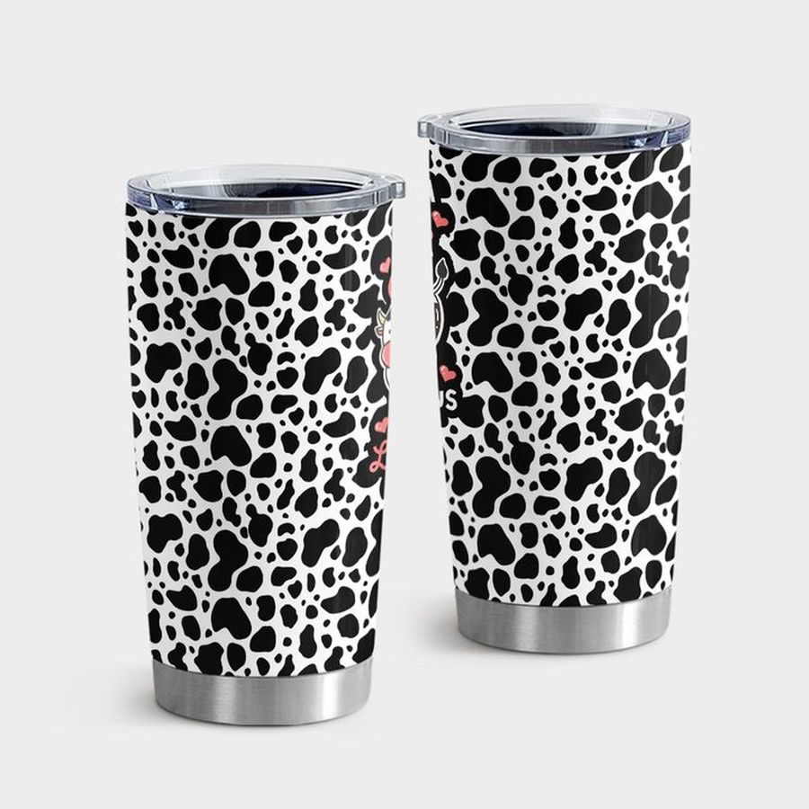 Milk Cow Stainless Steel Tumbler, Just A Girl Who Loves Cows Tumbler Tumbler Cup 20oz , Tumbler Cup 30oz, Straight Tumbler 20oz