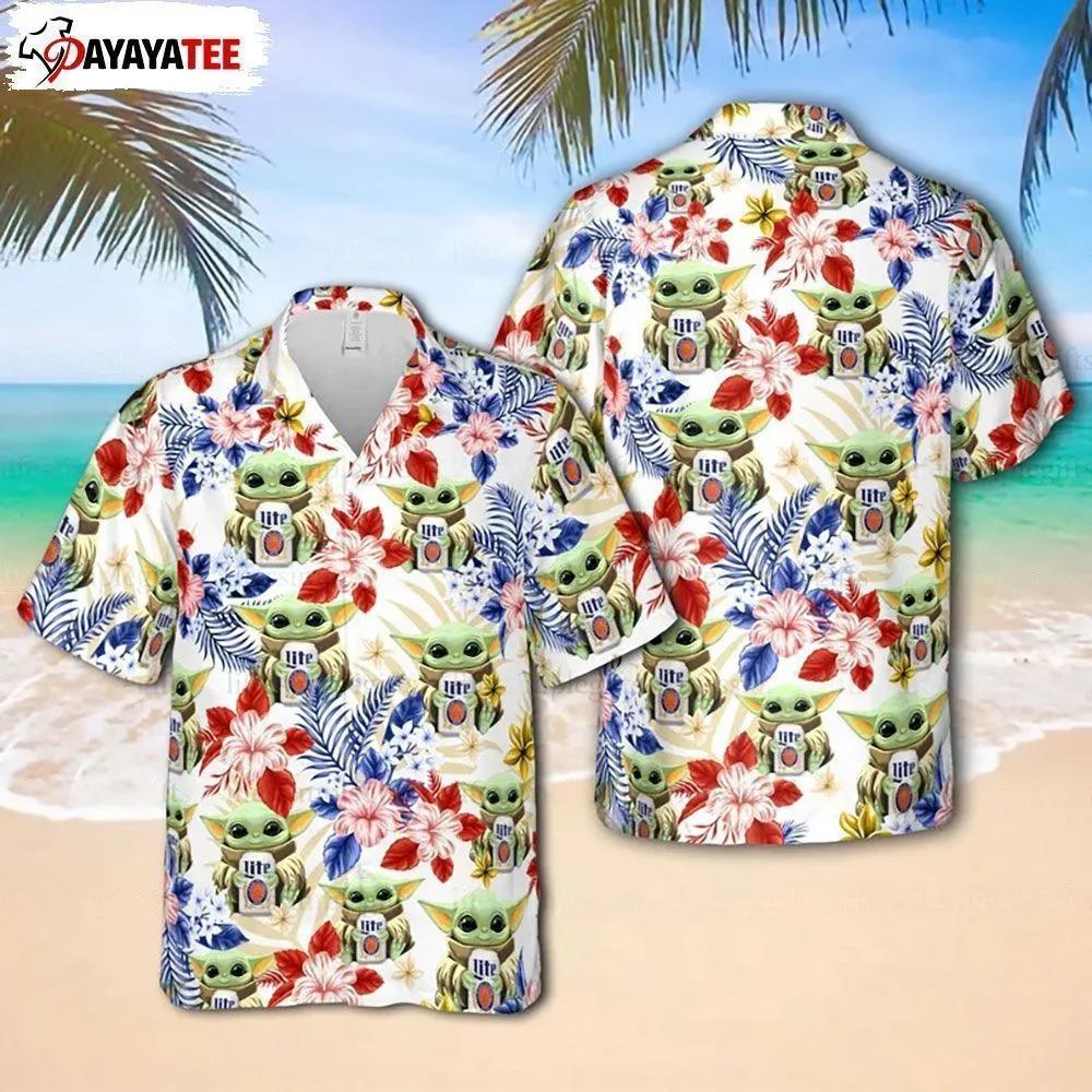 Miller Lite Hawaiian Shirt Unisex Aloha