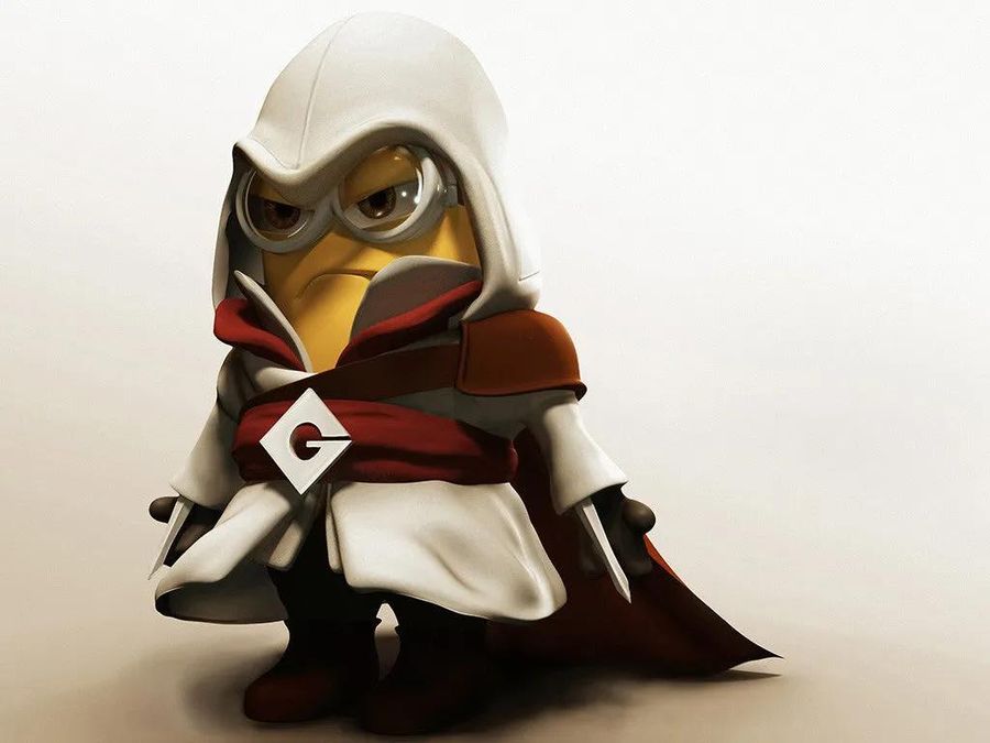 Minion Assassin Assassin’s Creed Poster