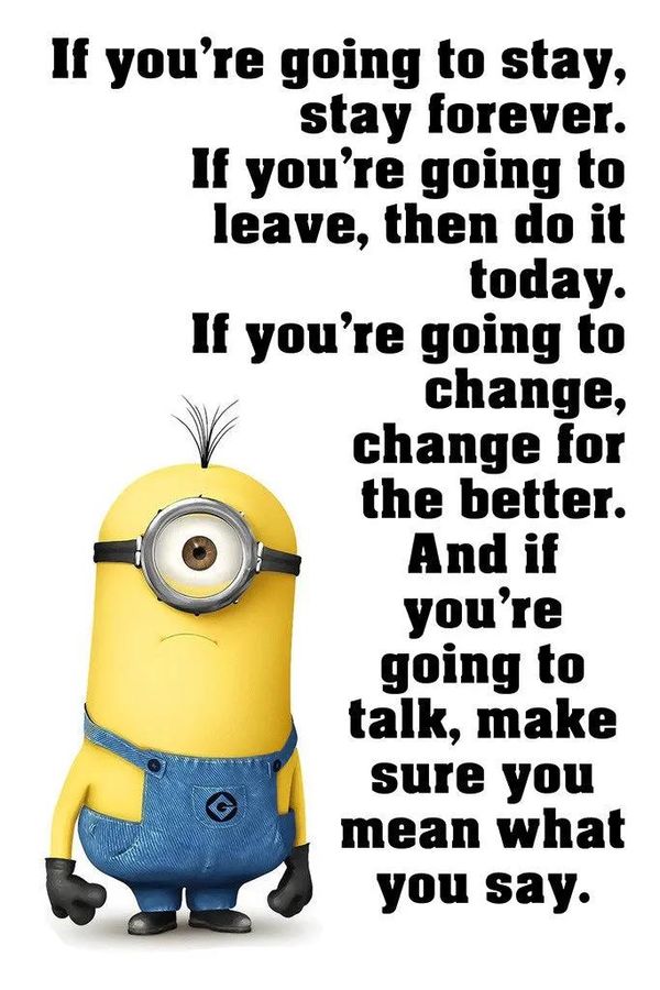 Minion Quotes Stay Forever Funny Motivational Poster