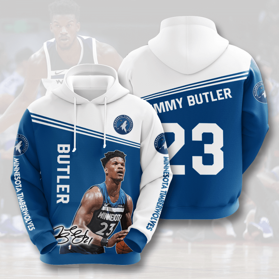 MINNESOTA TIMBERWOLVES Jimmy Butler All Over Printed Hoodie