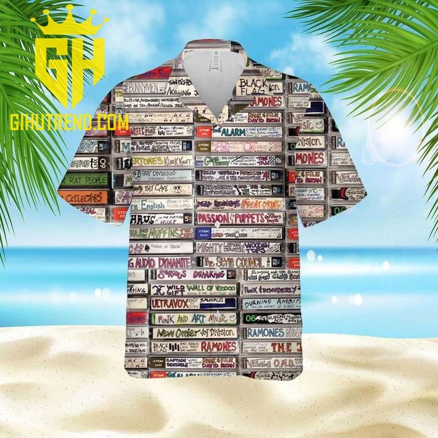 Mixtape Hawaiian Shirt For Summer Beach