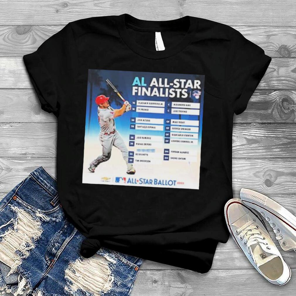 MLB 1B Vladimir Guerrero Jr 2022 All Star Ballot AL All Star Finalists Shirt