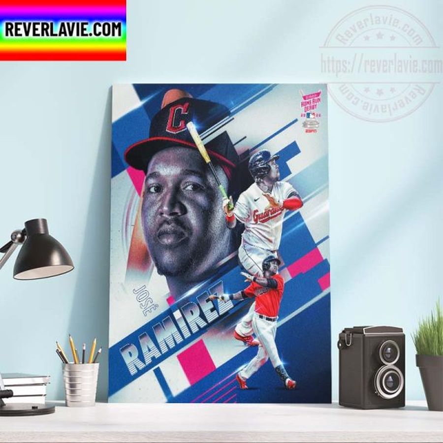 MLB Cleveland Guardians Jose Ramirez Is Joining The 2022 Home Run Derby Home Decor Poster Canvas