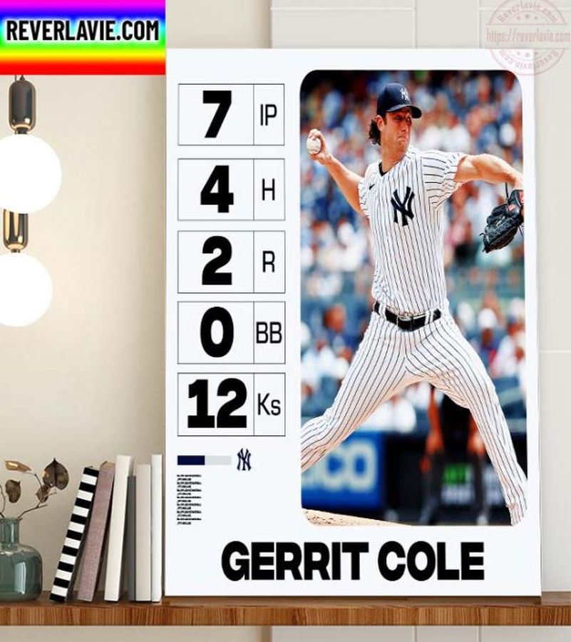 MLB New York Yankees Gerrit Cole Home Decor Poster Canvas