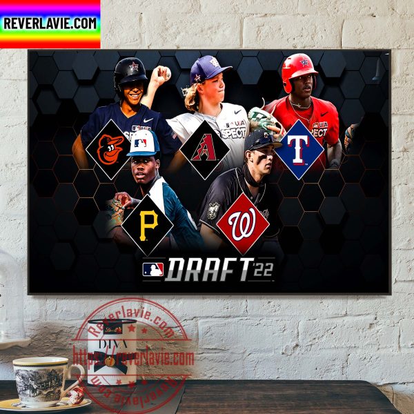 MLB The 2022 Draft Home Decor Poster Canvas