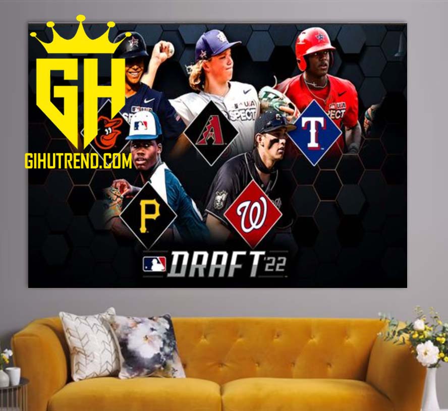 MLB The 2022 Draft Poster Canvas Home Decoration