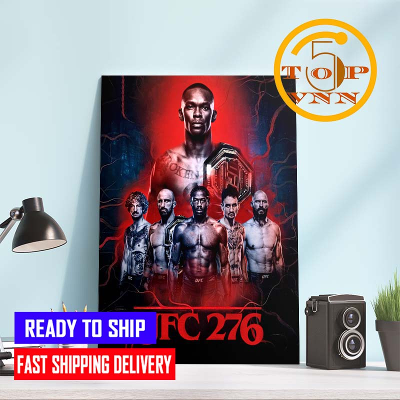 MMA UFC 276 The Upside Down x Stranger Things 4 Official Poster Fan Gifts Poster Canvas