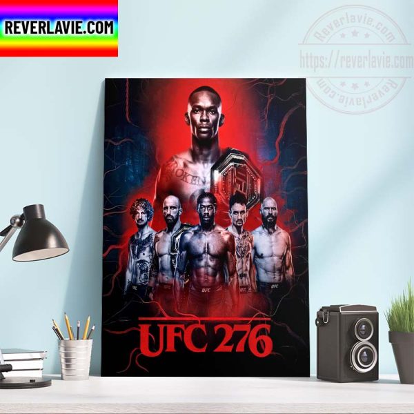 MMA UFC 276 The Upside Down x Stranger Things 4 Official Poster Home Decor Poster Canvas